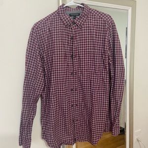 Banana Republic Luxe Flannel Slim Button Down